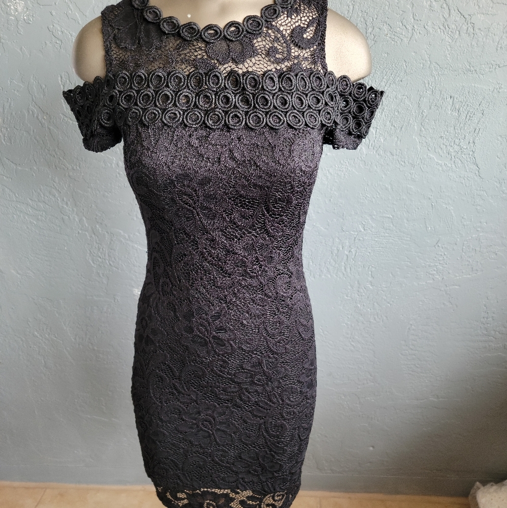 Gorgeous Lace Black Night Out Dress